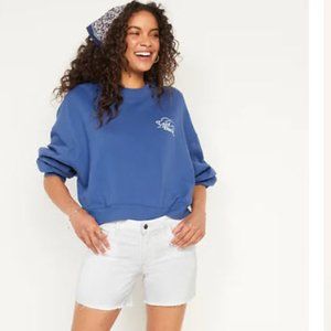 High Waisted Slouchy Straight Cut Off Jean Shorts